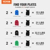 image:imageVEVOR Weight Vest Plates 575 LB Pairs Premium Steel Weighted plates Contoured Ergonomic Fit  WODs Additional Weight for Strength Training Running Fitness Heavy Workouts