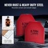 image:imageVEVOR Weight Vest Plates 5758751451975 LB Pairs Premium Steel Weighted plates Additional Weight for Weight Vests for Strength Training Running Fitness Heavy Workouts875LB2 Plates