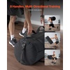 image:imageVEVOR Workout Sandbag Heavy Duty Workout Power Bags with Handles 125200 lbs Adjustable Slam Bag for Fitness Strength Weight Training CrossTraining Home Gym Exercise Black Unfilled