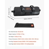 image:imageVEVOR Workout Sandbag Heavy Duty Workout Power Bags with Handles Slam Bag for Fitness Strength Weight Training CrossTraining Home Gym Exercise Black Unfilled5 UP TO 25 LBS