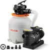 image:imageVEVOR 10 in Sand Filter Pump for Above Ground Pool 033 HP 3000 GPH Swimming Pool Sand Filter Pump with PreAssembled Core amp LeakResistant Design 6Way Valve HighEfficiency Filtration for Pools13inch