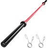 image:imageVEVOR 7FT6FT4FT Olympic Barbell Bar Fits 2Inch Weight Plates Barbell Bar with Knurled Grip for Strength Training Weightlifting Squat Deadlift Bench Press Curl Overhead Press 500lbs700lbs1000lbs Capacity7FT  1000LBS
