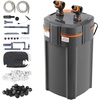 image:imageVEVOR Aquarium Filter 238GPH 3Stage Canister Filter 5575 Gallon UltraQuiet Internal Aquarium Filter with UV Protection Submersible Power Filter with Multiple Function for Fish Tanks 11W528GPHUV