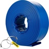 image:imageVEVOR Discharge Hose 4 x 105 PVC Lay Flat Hose Heavy Duty Backwash Drain Hose with Clamps Weatherproof amp Burstproof Ideal for Swimming Pool amp Water Transfer Blue  for Swimming Pool Water Transfer Weatherproof amp Burstproof 642 in Flat Width 60 PSI Working Pressure with 2 Clamps Blue4 x 100