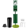 image:imageVEVOR Dog Waste Station 115 Gallon Pet Waste Station with Hand Wash Bottle Lockable Bag Dispenser 50 Can Liners amp 600 Waste Bags Outdoor Pet Poop Station for Commercial Use Parks BackyardPet Waste Station