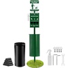 image:imageVEVOR Dog Waste Station 115 Gallon Pet Waste Station with Hand Wash Bottle Lockable Bag Dispenser 50 Can Liners amp 600 Waste Bags Outdoor Pet Poop Station for Commercial Use Parks BackyardPet Waste Station with Bottle