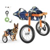 image:imageVEVOR Dog Wheelchair for Back Legs Lightweight 2 Wheels Pet Wheelchair Height Width amp Length Adjustable Dog Cart with ShockAbsorbing Wheels for Injured Disabled DogsLarge for 4888 lbs