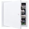 image:imageVEVOR Metal Access Panel for Drywall Ceiling 16 x 16 Inch Plumbing Access Doors with Cam Latch Lock HeavyDuty Steel Wall Hole Cover Easy Install Removable Hinged Panel for Wiring amp Cables Silver12x12inch