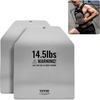 image:imageVEVOR Weight Vest Plates 5758751451975 LB Pairs Premium Steel Weighted plates Additional Weight for Weight Vests for Strength Training Running Fitness Heavy Workouts145LB2 Curved Plates