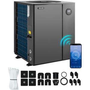 image:imageVEVOR 14710 BTU Heat Pump for Above Ground Pool Electric Pool Heater with Heating amp Cooling Dual Mode Max COP 513 Smart Inverter Compressor Low Noise GFCI Protection for up to 3962 Gal SwimmingTop Air Outlet 27000 Gallons