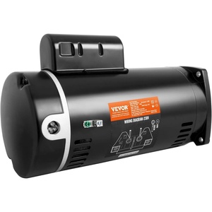image:imageVEVOR 2 HP Pool Pump Motor 3450 RPM High Speed 230V 78 Amps 50F250V Capacitor 13 SF CCW Rotation 56Y Square Flange Replacement Motor for Swimming Pools Spa Centers56Y2