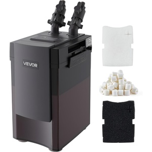 image:imageVEVOR 317GPH Canister Filter 3Stage External Aquarium Filter with Powerful Pump Water Circulation Cleaning Machine with Media for Large Fish Tanks and Aquariums Up to 100 Gallons for Freshwater396GPH