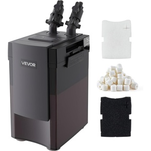 image:imageVEVOR 317GPH Canister Filter 3Stage External Aquarium Filter with Powerful Pump Water Circulation Cleaning Machine with Media for Large Fish Tanks and Aquariums Up to 100 Gallons for Freshwater317 GPH