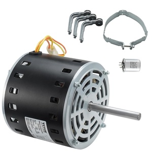 image:imageVEVOR 34HP Furnace Blower Motor 208230V 385Amps 1075RPM 5 Speeds CWCCW Rotation 48 Frame 48 Shaft Length 10F450V Capacitor  11 Hold Hoop1