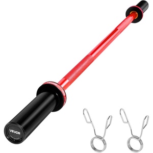 image:imageVEVOR 7FT6FT4FT Olympic Barbell Bar Fits 2Inch Weight Plates Barbell Bar with Knurled Grip for Strength Training Weightlifting Squat Deadlift Bench Press Curl Overhead Press 500lbs700lbs1000lbs Capacity4FT  500LBS