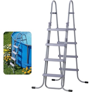 image:imageVEVOR Above Ground Pool Ladder 2Step Steel AFrame Swimming Pool Stairs for 33 in High Wall 300 lbs Capacity EntryExit Steps with Secure NonSlip Sturdy Wide Step Easy Setup Outdoor Gray4Step for 52 In