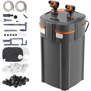 image:imageVEVOR Aquarium Filter 238GPH 3Stage Canister Filter 5575 Gallon UltraQuiet Internal Aquarium Filter with UV Protection Submersible Power Filter with Multiple Function for Fish Tanks 11W238GPHUV