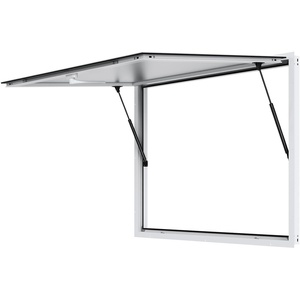 image:imageVEVOR Concession Window Aluminum Alloy Frame Service Windows for Food Truck Up to 85 Degrees Stand Serving Window with Awning Door and Drag Hookwhole piece 74x40inwhole piece