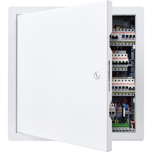 image:imageVEVOR Metal Access Panel for Drywall Ceiling 16 x 16 Inch Plumbing Access Doors with Cam Latch Lock HeavyDuty Steel Wall Hole Cover Easy Install Removable Hinged Panel for Wiring amp Cables Silver12x12inch