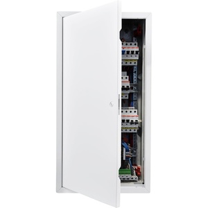 image:imageVEVOR Metal Access Panel for Drywall Ceiling 16 x 16 Inch Plumbing Access Doors with Cam Latch Lock HeavyDuty Steel Wall Hole Cover Easy Install Removable Hinged Panel for Wiring amp Cables Silver12x24inch