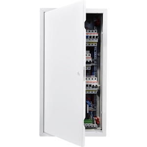 image:imageVEVOR Metal Access Panel for Drywall Ceiling 16 x 16 Inch Plumbing Access Doors with Cam Latch Lock HeavyDuty Steel Wall Hole Cover Easy Install Removable Hinged Panel for Wiring amp Cables Silver14x29inch