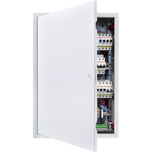 image:imageVEVOR Metal Access Panel for Drywall Ceiling 16 x 16 Inch Plumbing Access Doors with Cam Latch Lock HeavyDuty Steel Wall Hole Cover Easy Install Removable Hinged Panel for Wiring amp Cables Silver16x24inch