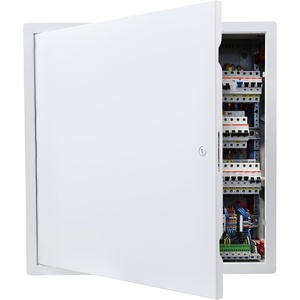 image:imageVEVOR Metal Access Panel for Drywall Ceiling 16 x 16 Inch Plumbing Access Doors with Cam Latch Lock HeavyDuty Steel Wall Hole Cover Easy Install Removable Hinged Panel for Wiring amp Cables Silver18x18inch