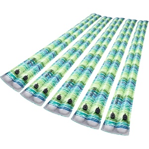 image:imageVEVOR Pool Cover Water Bags 12 Packs 8 Ft Double Chamber Pool Cover Water Tubes 04mm Thick PVC Bags Weights with Leakproof Screw Cap for Inground SwimmingPool Covers Winter Closing BlueGreen