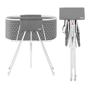 image:imageVEVOR Portable Dog Bathtub Elevated amp Foldable Spacesaving Pet Shower Station with Quick Drainage Bathing Tub for Washing amp Grooming Small and Medium Size Dogs and Cats Indoor amp Outdoor Light BlueLight Grey