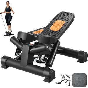 image:imageVEVOR Stair Stepper Mini Stepper for Exercise at Home Hydraulic Fitness Stepper with Resistance Bands Full Body Workout Cardio Equipment Stair ClimberTwisting Stepper