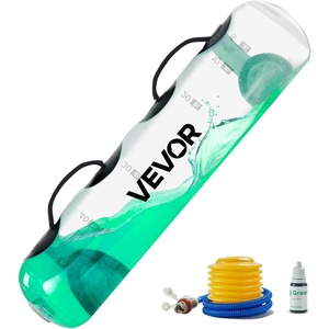 image:imageVEVOR Water Weights Aqua Bag Large Aqua Bags for Workout Adjustable Portable Stability Fitness amp Full Body Exercise Equipment for Strength Core and Balance Training Home Gym Exercise Clear70 lbs