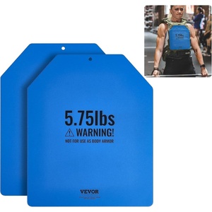 image:imageVEVOR Weight Vest Plates 575 LB Pairs Premium Steel Weighted plates Contoured Ergonomic Fit  WODs Additional Weight for Strength Training Running Fitness Heavy Workouts
