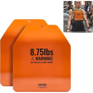 image:imageVEVOR Weight Vest Plates 5758751451975 LB Pairs Premium Steel Weighted plates Additional Weight for Weight Vests for Strength Training Running Fitness Heavy Workouts875LB2 Curved Plates