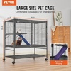 image:imageVEVOR 39 Rolling Metal Ferret Cage Large 2Tier Cage Small Animal Cage with Ramps amp Tray Easy to Set up for Pet Mice Hamster Guinea Pig Chinchilla Squirrel Hedgehogs Bunny