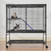 image:imageVEVOR 39 Rolling Metal Ferret Cage Large 2Tier Cage Small Animal Cage with Ramps amp Tray Easy to Set up for Pet Mice Hamster Guinea Pig Chinchilla Squirrel Hedgehogs Bunny