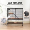 image:imageVEVOR 39 Rolling Metal Ferret Cage Large 2Tier Cage Small Animal Cage with Ramps amp Tray Easy to Set up for Pet Mice Hamster Guinea Pig Chinchilla Squirrel Hedgehogs Bunny