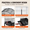 image:imageVEVOR 41inch Open Top Large Parrot Bird Cage Hanging Bird Cage for Parakeets Finches Canaries Lovebirds Cockatiels Budgies Small Quaker Conures Travel Pet Flight Birdcage with Swing and Perch180L x 140W x 595H