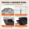 image:imageVEVOR 41inch Open Top Large Parrot Bird Cage Hanging Bird Cage for Parakeets Finches Canaries Lovebirds Cockatiels Budgies Small Quaker Conures Travel Pet Flight Birdcage with Swing and Perch180L x 140W x 364H