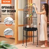 image:imageVEVOR 41inch Open Top Large Parrot Bird Cage Hanging Bird Cage for Parakeets Finches Canaries Lovebirds Cockatiels Budgies Small Quaker Conures Travel Pet Flight Birdcage with Swing and Perch180L x 140W x 595H