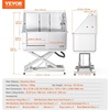 image:imageVEVOR 50 Pet Dog Bathing Station Electric Height Adjustment Professional Stainless Steel Dog Grooming Tub wSoap Box FaucetRich AccessoryBathtub for Multiple Pets Washing Sink for HomeRightLeft Door