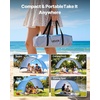image:imageVEVOR Beach Tent Sun Shelter for 4 Person UPF 50 Protection Portable Sun Shade Canopy with Carrying Bag amp Ground Stakes Lightweight and Easy Setup Beach Umbrella for Camping Fishing Outdoor Picnic