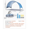image:imageVEVOR Beach Tent Sun Shelter for 4 Person UPF 50 Protection Portable Sun Shade Canopy with Carrying Bag amp Ground Stakes Lightweight and Easy Setup Beach Umbrella for Camping Fishing Outdoor Picnic