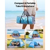image:imageVEVOR Beach Tent Sun Shelter for 4 Person UPF 50 Protection Portable Sun Shade Canopy with Carrying Bag amp Sand Pockets Lightweight and Easy Setup Beach Umbrella for Camping Fishing Outdoor Picnic8 Person