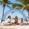 image:imageVEVOR Beach Tent Sun Shelter for 4 Person UPF 50 Protection Portable Sun Shade Canopy with Carrying Bag amp Sand Pockets Lightweight and Easy Setup Beach Umbrella for Camping Fishing Outdoor Picnic3 Person
