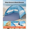 image:imageVEVOR Beach Tent Sun Shelter for 6 Person UPF 50 Protection Portable Sun Shade Canopy with Carrying Bag amp Sand Pockets Lightweight and Easy Setup Beach Umbrella for Camping Fishing Outdoor Picnic