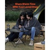 image:imageVEVOR Camping Blanket Large Warm Stadium Blanket Waterproof amp Windproof 330GSM Polyester Fleece Flame Retardant Great for Outdoors Picnics Hiking Sports Events Travel 82 x 55 BicolorGrey