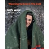 image:imageVEVOR Camping Blanket Large Warm Stadium Blanket Waterproof amp Windproof 330GSM Polyester Fleece Flame Retardant Great for Outdoors Picnics Hiking Sports Events Travel 82 x 55 BicolorTexture Multicolor