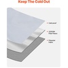 image:imageVEVOR Camping Blanket Large Warm Stadium Blanket Waterproof amp Windproof 330GSM Polyester Fleece Flame Retardant Great for Outdoors Picnics Hiking Sports Events Travel 82 x 55 BicolorLight Grey