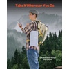 image:imageVEVOR Camping Blanket Large Warm Stadium Blanket Waterproof amp Windproof 330GSM Polyester Fleece Flame Retardant Great for Outdoors Picnics Hiking Sports Events Travel 82 x 55 BicolorLight Grey