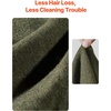 image:imageVEVOR Camping Blanket Large Warm Stadium Blanket Waterproof amp Windproof 330GSM Polyester Fleece Flame Retardant Great for Outdoors Picnics Hiking Sports Events Travel 82 x 55 BicolorArmy Green